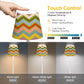 LED Cordless Table Lamp in Vintage Party ware