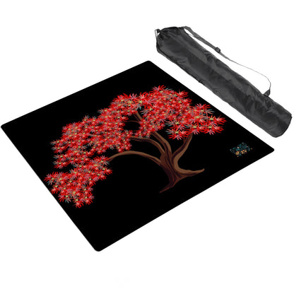 Mahjong Mat Sleek Surface Dragon tree