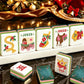 Western Christmas Mahjong Tiles Teal Boots