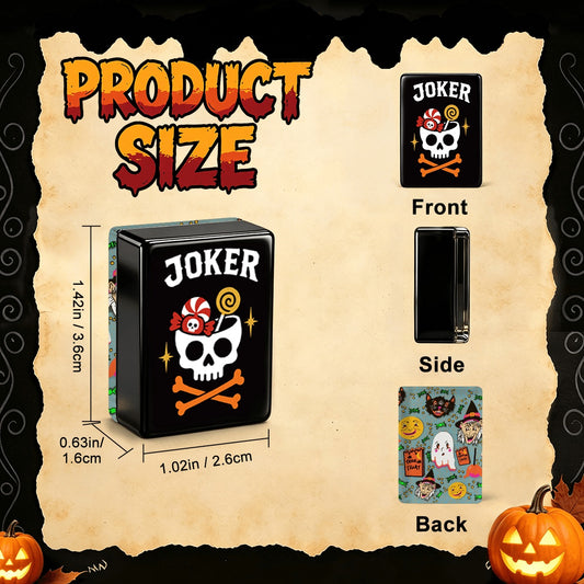 Vintage Halloween on teal with Skull Diner Halloween Mahjong Tiles multi layer