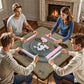 Coffee Time Mahjong Mat 31.5"x31.5" (Ship Rolled up)