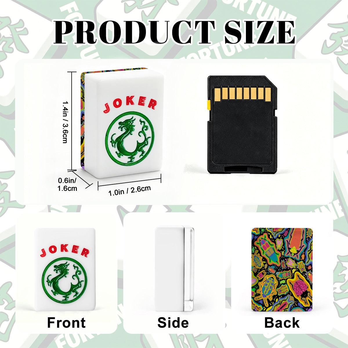 A little Bug American Mahjong Tiles