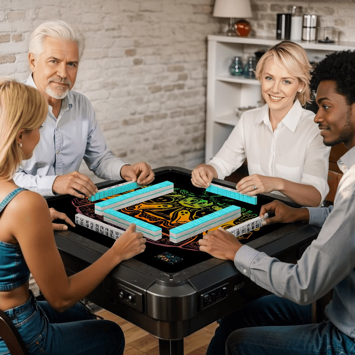 Mahjong Mat 33"x33" (Ship Rolled up) Jack’s Holiday