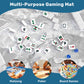 Mahjong Mat Sleek Surface Geode Series 1 white marble