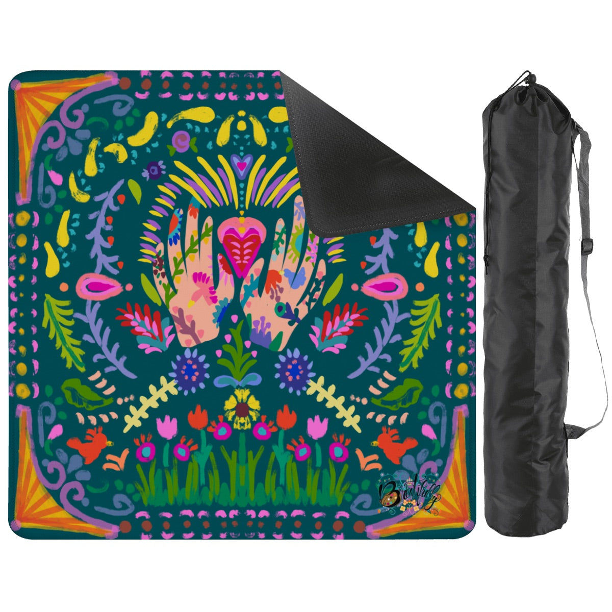 Folk Art Series-Mahjong Mat 31.5"x31.5" (Ship Rolled up)