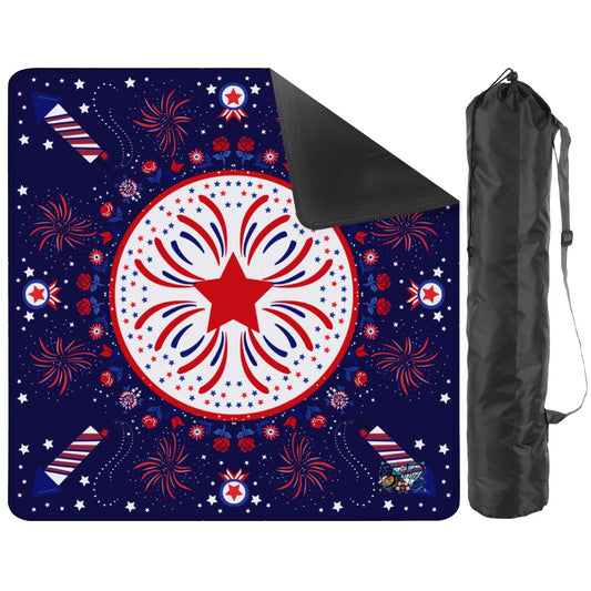 Patriotic ‘zon inpspired Mahjong Mat 31.5"x31.5" (Ship Folded)