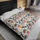 Pocused- white Velveteen Plush Blanket