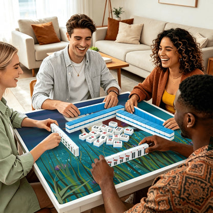 Mahjong Mat SleekSurface (Made in USA) Crane