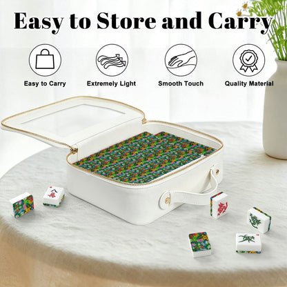 Ohio hand drawn florals American Mahjong Tiles