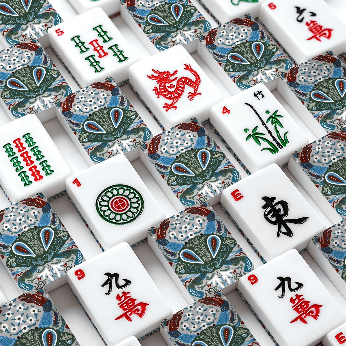Coastal Crab American Mahjong Tiles