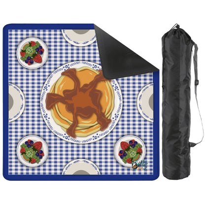 Breakfast is butter with Mahjong Mahjong Mat 33"x33" (Ship Rolled up)