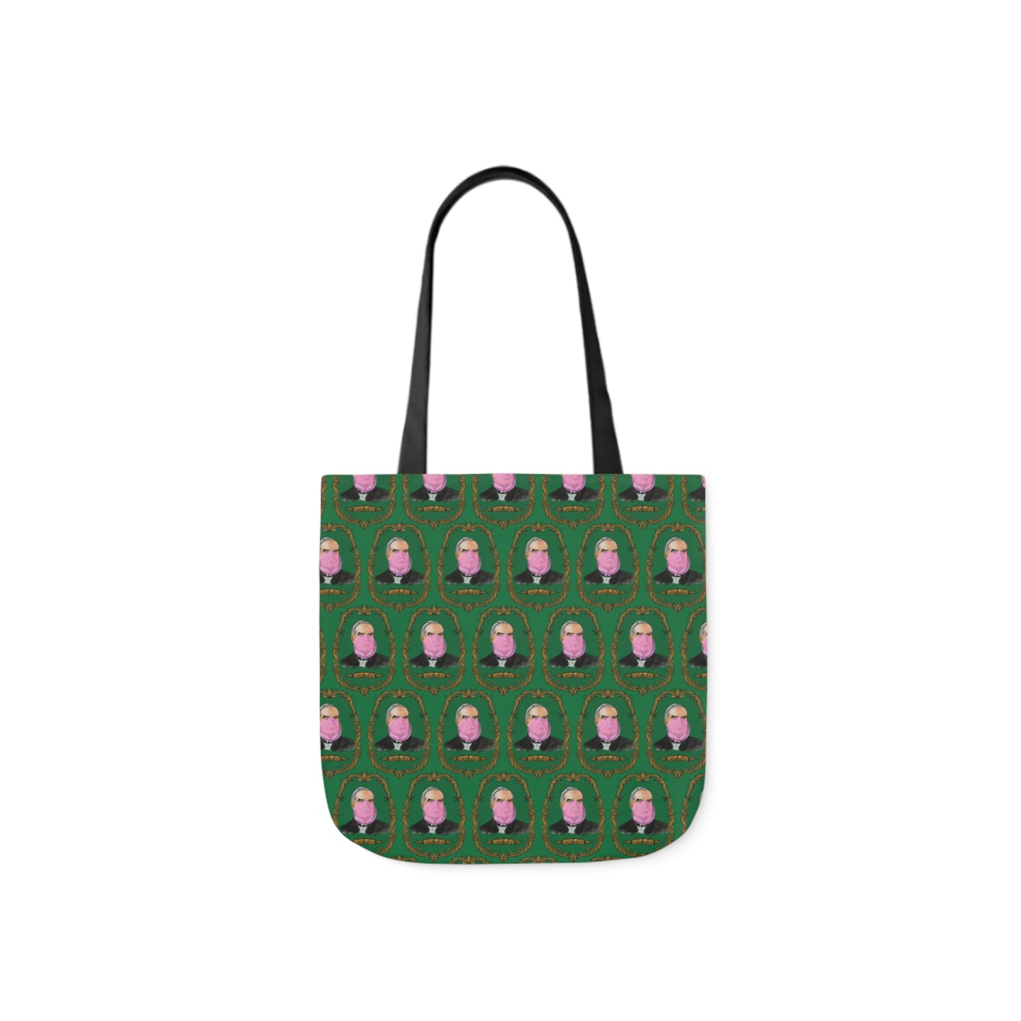 Happy birthday, Mr. President - McKinley bubble Polyester Canvas Tote Bag (AOP)