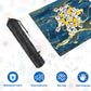 Mahjong Mat SleekSurface Geode series  blue gold vein