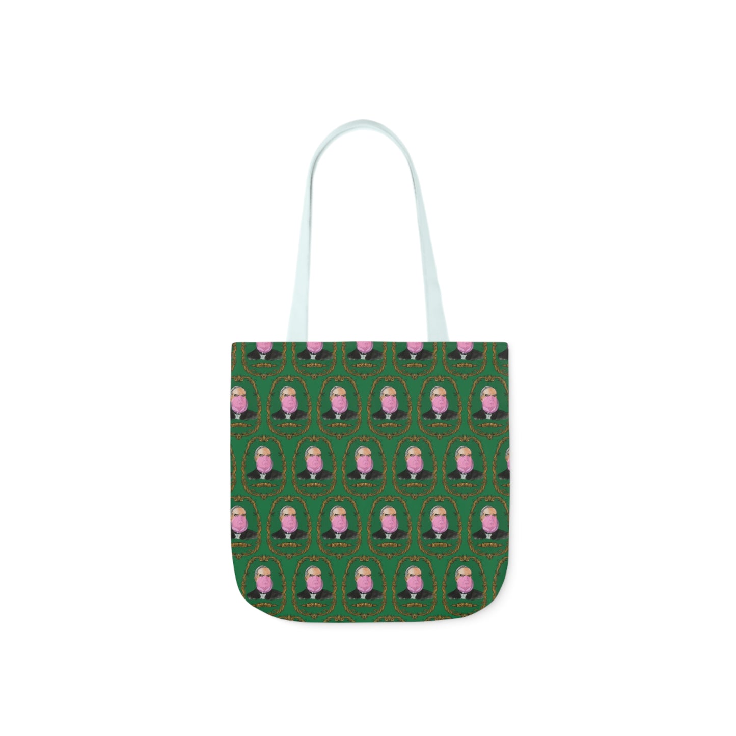 Happy birthday, Mr. President - McKinley bubble Polyester Canvas Tote Bag (AOP)