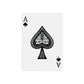 Mahjong Mat Matching- Poker Playing Cards — Decorative Ace of Spades Card Deck