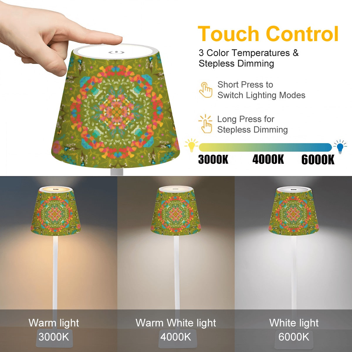 2026 Spring Design- LED Cordless Table Lamp for Mahjong