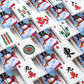Chill Dude Snowman American Mahjong Tiles