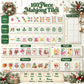 Western Christmas Mahjong Tiles Green Boots
