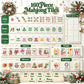Western Christmas Mahjong Tiles Teal Boots