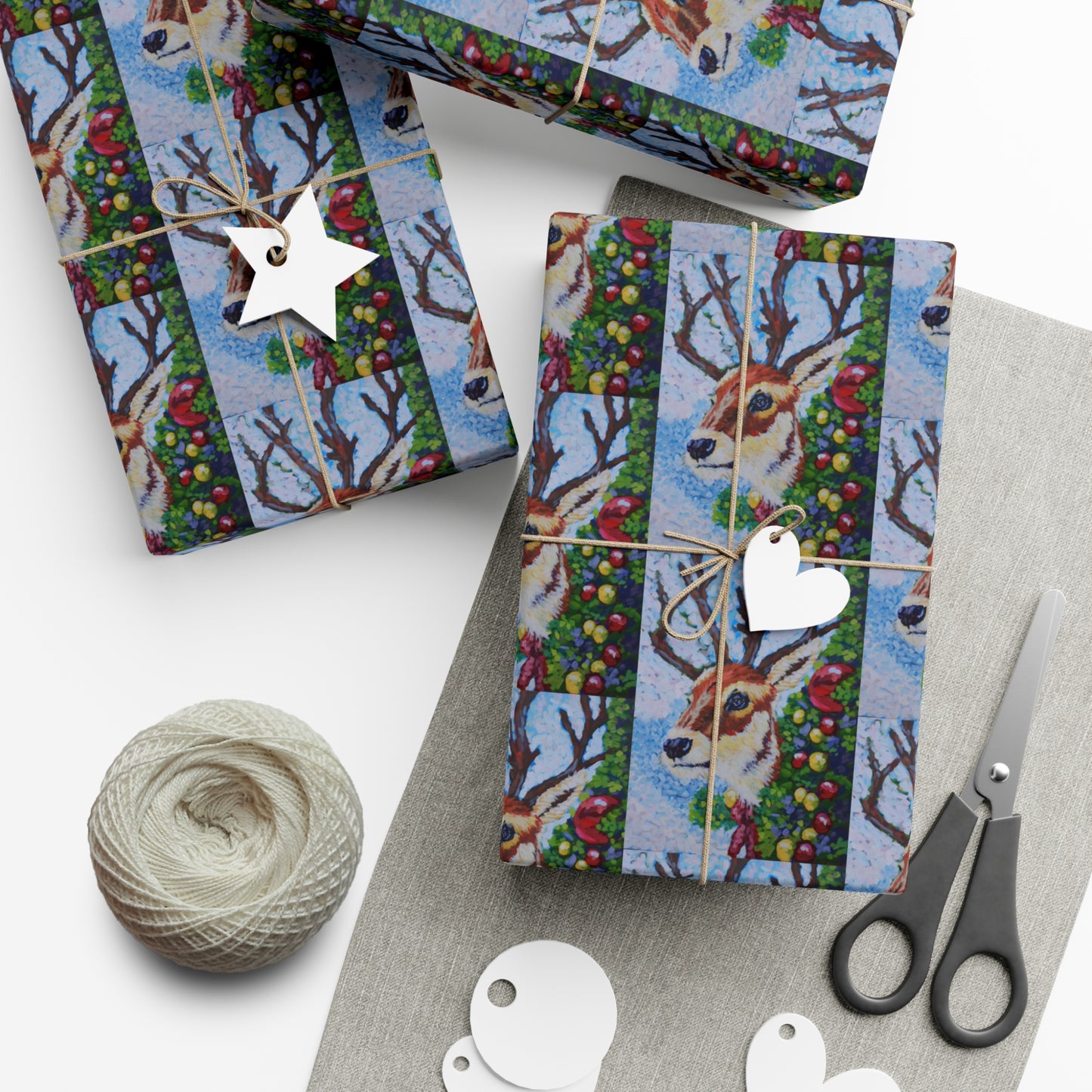 Reindeer Way Gift Wrap Papers