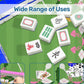 Charmed 80’s Memories- preppy pink and green Mahjong Mat 31.5"x31.5" (Ship Rolled up)