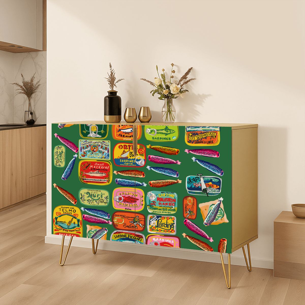 Wooden Storage Cabinet (Made in USA) Sards