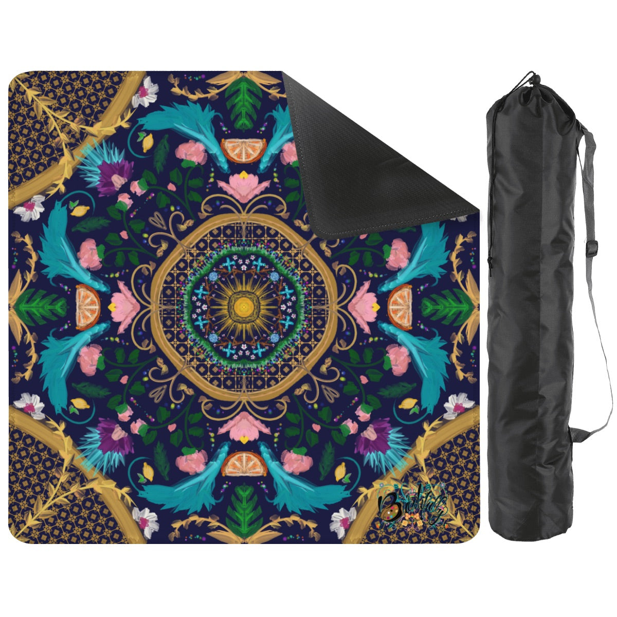 2026 Summer design in Navy-Mahjong Mat 31.5"x31.5" (Ship Rolled up)