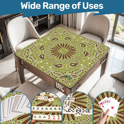 Giddy up Mahjong Mat Larger- 33"x33" (Ship Rolled up) - Choice of color