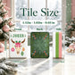 Western Christmas Mahjong Tiles Green Boots