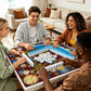 Mahjong Mat SleekSurface Burgundy sunflower