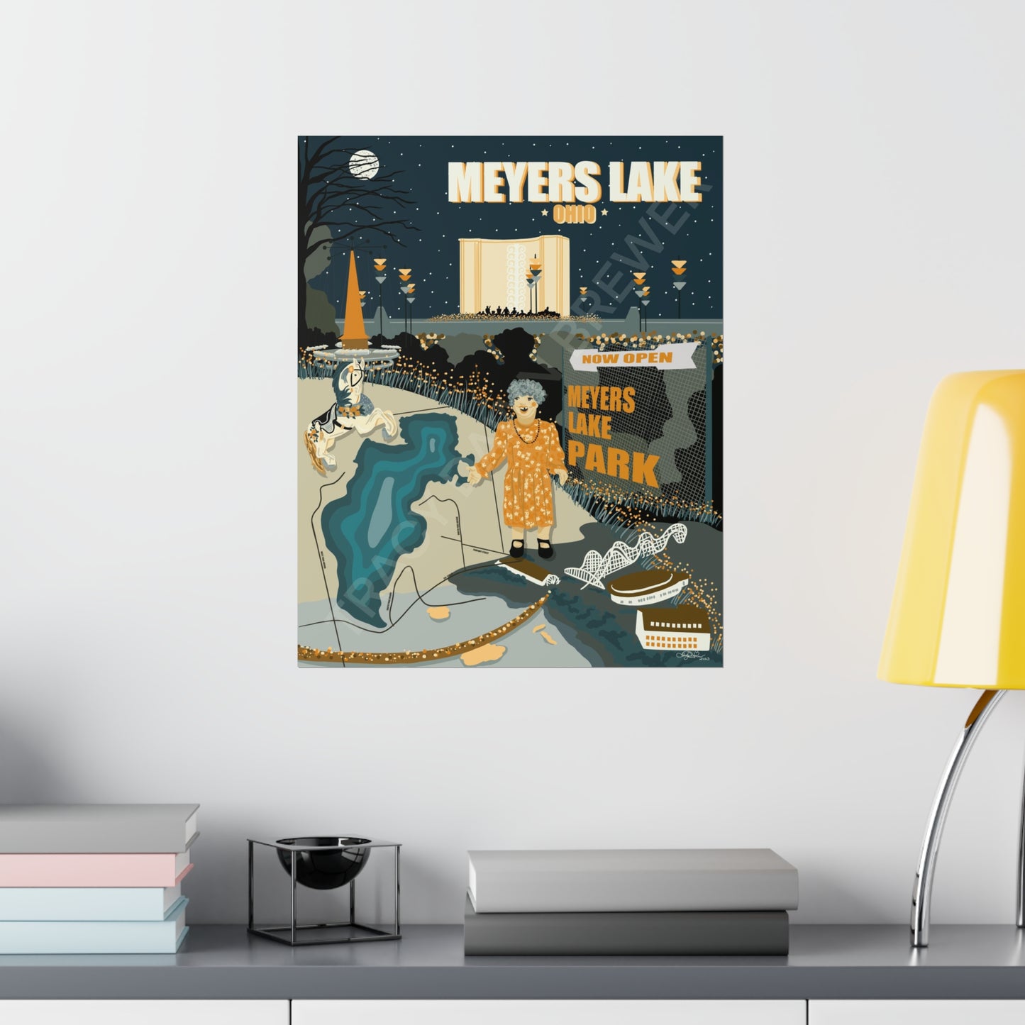 Meyers Lake Premium Matte Vertical Posters