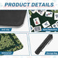 Green grass snake Custom Mahjong Mat 31.5"x31.5" (Ship Rolled up)