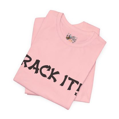 Rack It! Graphic Tee — Casual Statement Shirt for Gamers & Pool Players