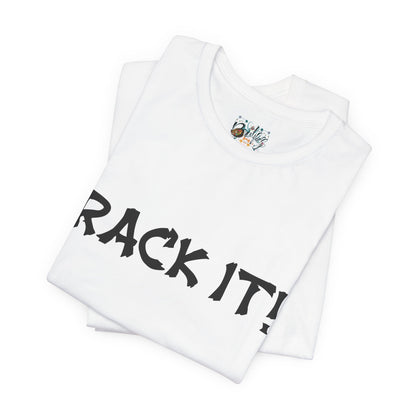 Rack It! Graphic Tee — Casual Statement Shirt for Gamers & Pool Players