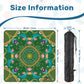 Summer design on Green- Mini travel Mahjong Mat 20.9"x20.9" (Ship Rolled up)