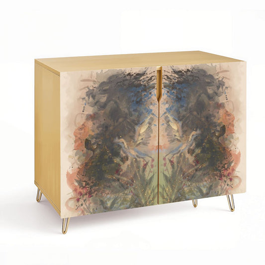 Wooden Storage Cabinet (Made in USA) Rising