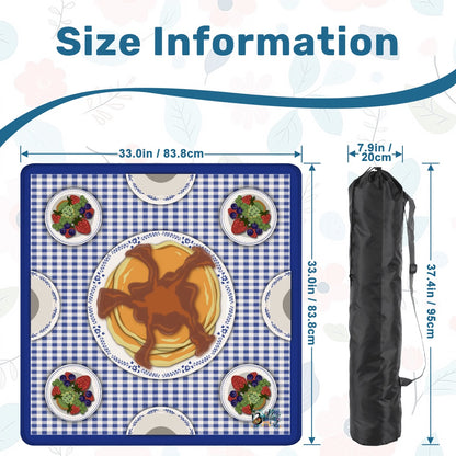 Breakfast is butter with Mahjong Mahjong Mat Larger size: 33"x33" (Ship Rolled up)