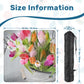 Mahjong Mat 33"x33" (Ship Rolled up) Hand painted tulips