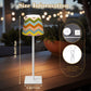 LED Cordless Table Lamp in Vintage Party ware