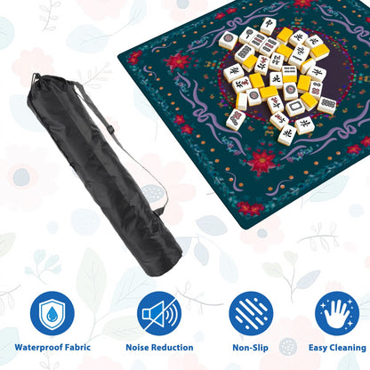 Thickened Mahjong Mat SleekSurface (Ship Rolled Up) Yuletide- 4 colorways