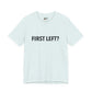 First Left? T‑Shirt — Funny Mahjong Directional Graphic Tee