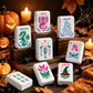 Dragon's Coven Halloween Mahjong Tiles with Batty