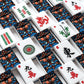 Navy Folk Art American Mahjong Tiles