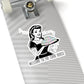 Retro Mahj Hostess Sticker — "Welcome to the Crak House" Kiss-Cut Vinyl Sticker