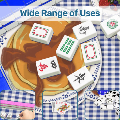 Breakfast is butter with Mahjong Mahjong Mat Larger size: 33"x33" (Ship Rolled up)