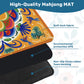 Folk Art - choice of colorway-Mahjong Mat 31.5"x31.5" (Ship Rolled up)