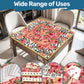 Mahjong Mat 31.5"x31.5" (Ship Rolled up)- painted Rose on black and white
