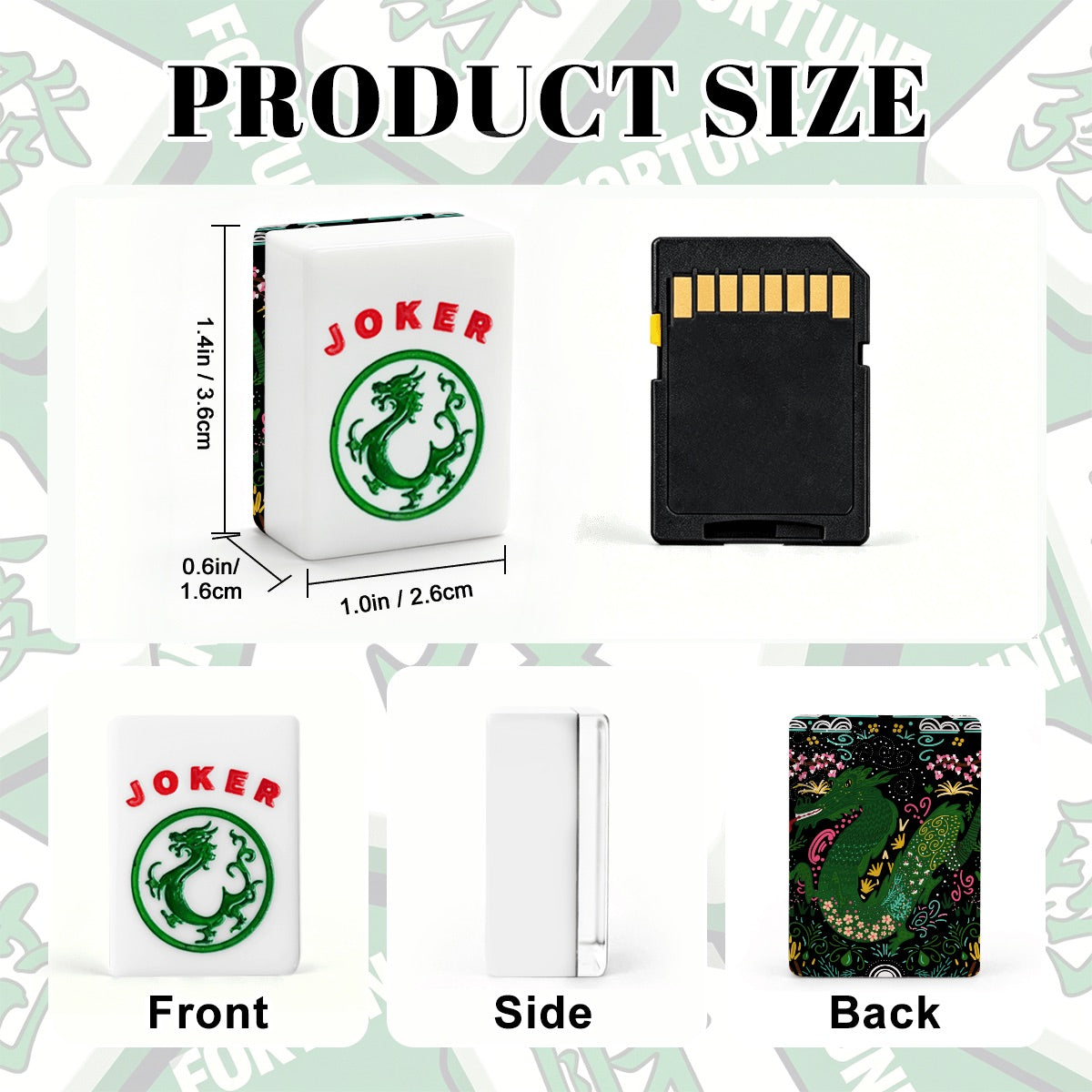 Folk Dragon American Mahjong Tiles