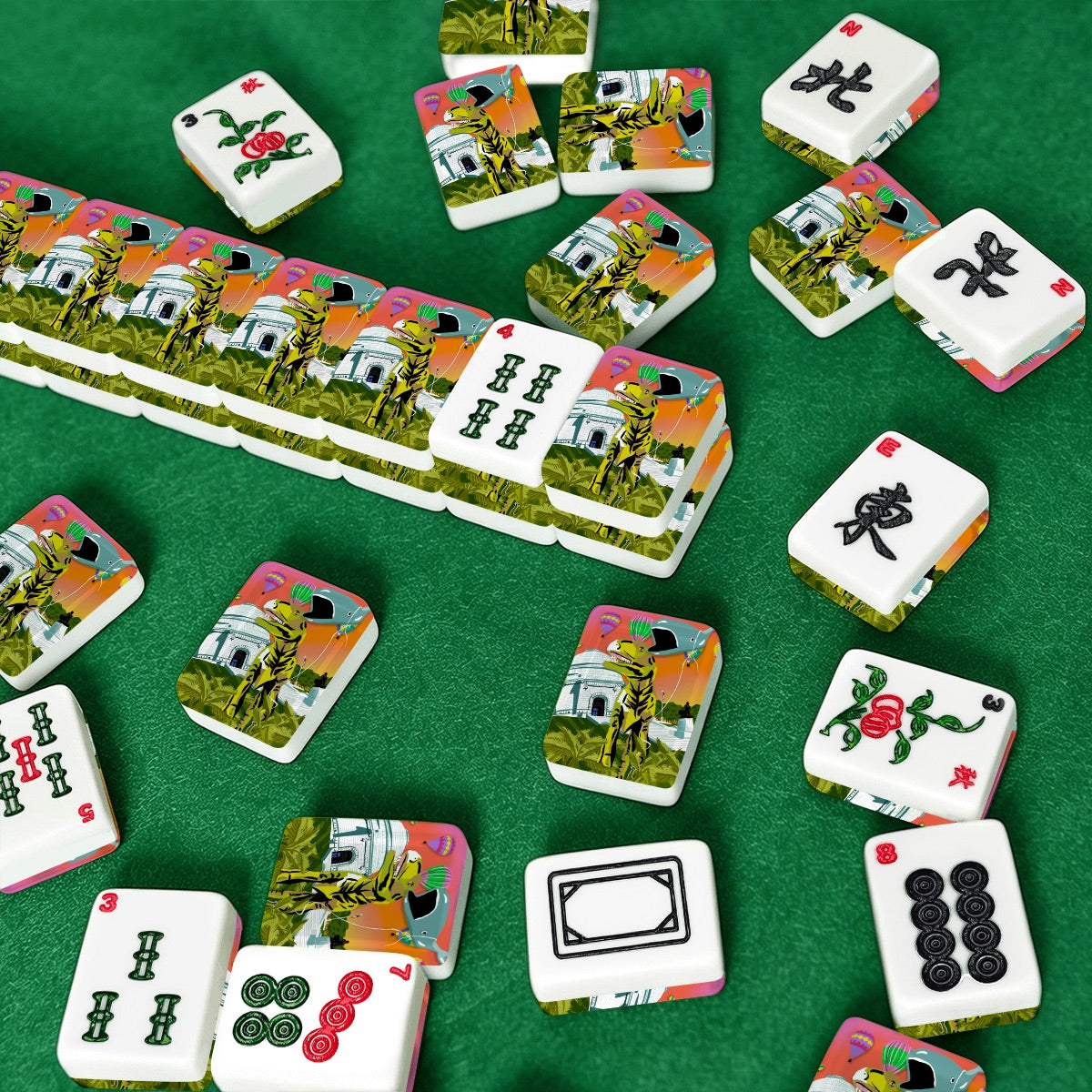 Alice’s Day Out American Mahjong Tiles