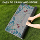 Roaring 20’s Dove Grey- Mini Travel Mahjong Mat 20.9"x20.9" (Ship Rolled up)